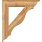 Ekena Millwork Funston Traditional Rough Sawn Bracket w/ Offset Brace, Western Red Cedar, 8"W x 36"D x 40"H BKT0806X36X40FST01RWR - alternate 3
